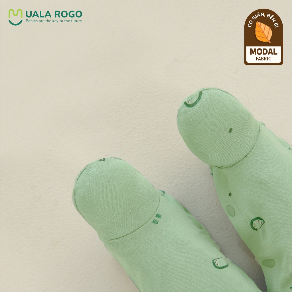 Body Uala Rogo Modal liền chân dài tay hoa quả cao cấp mềm mịn thoáng mát thấm hút tốt cho bé trai bé gái 3626