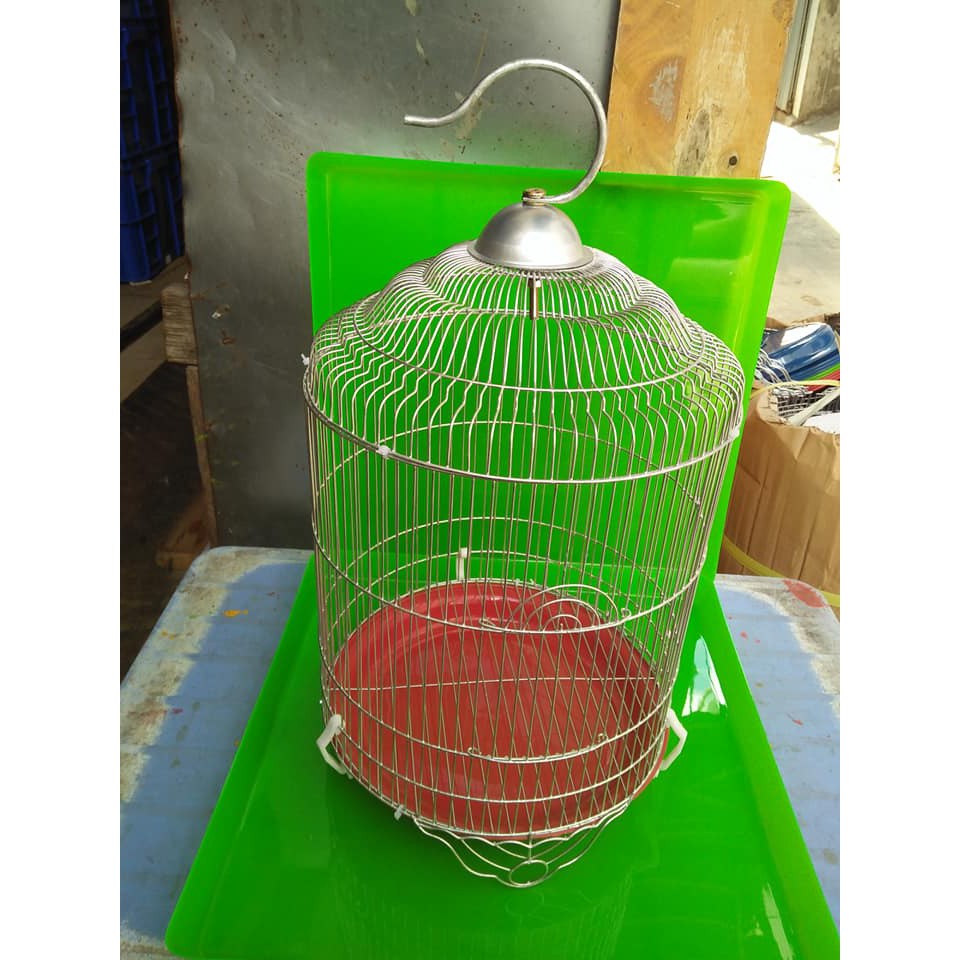 Lồng tròn nuôi chim sâu cao 33cm tròn 25 cm