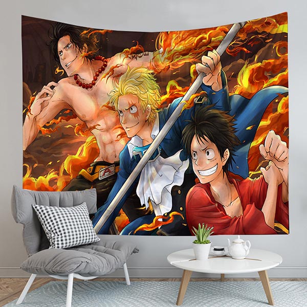 Poster Treo Tường In Hình Nhân Vật Phim One Piece Cá Tính