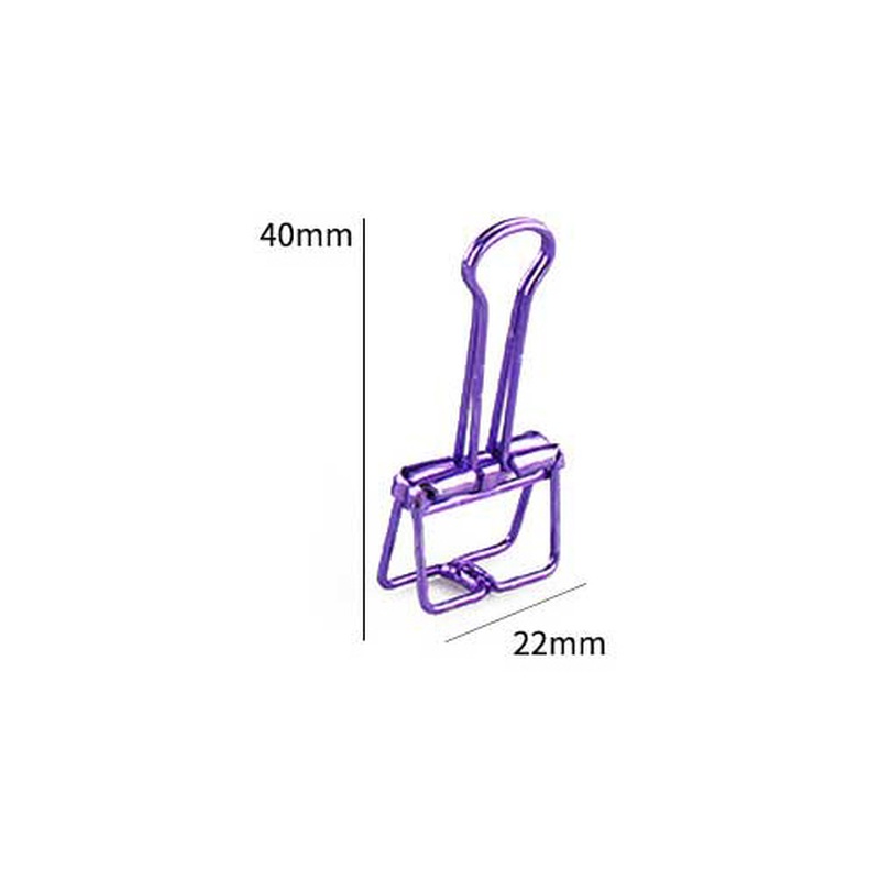 1 Cái Kẹp Cố Định Tấm Card Bằng Kim Loại Mini Nhiều Màu Sắc Di Động Tiện Dụng