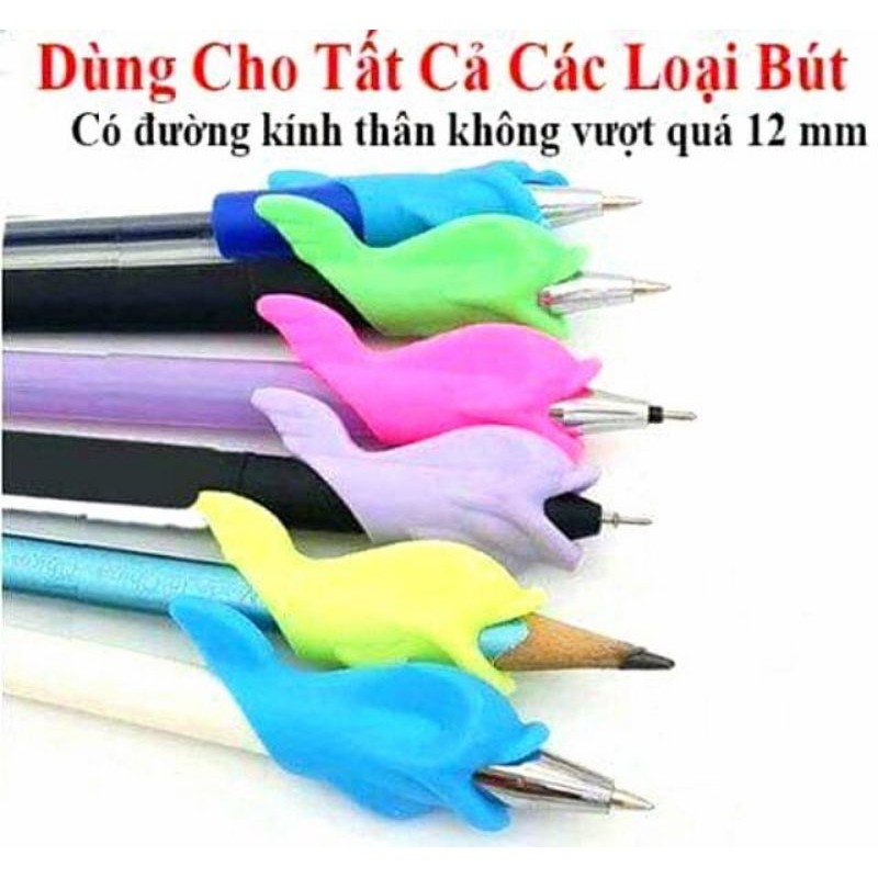 Đệm bút tập viết cá heo thông minh cho bé giúp định hình tư thế cầm bút chuẩn