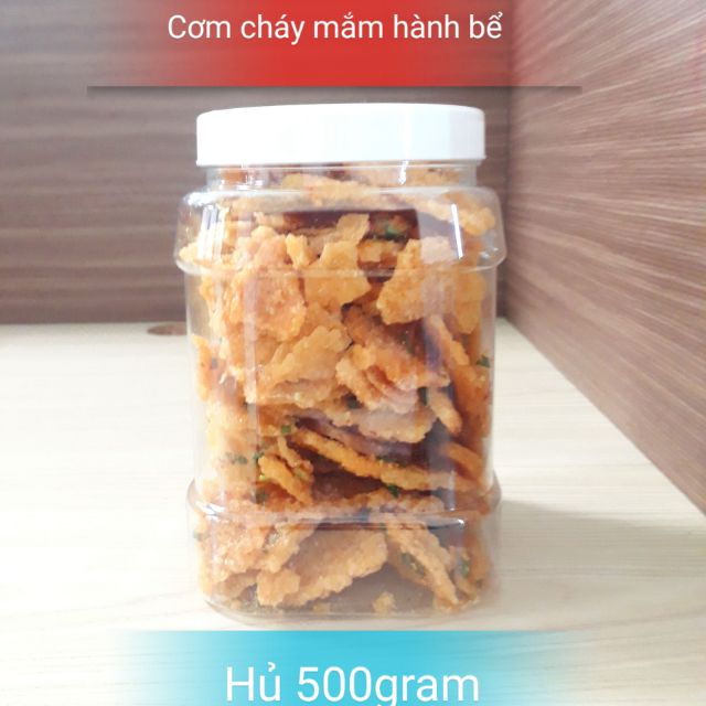 35K 1 HỦ 500GR CƠM CHÁY MẮM HÀNH BỂ