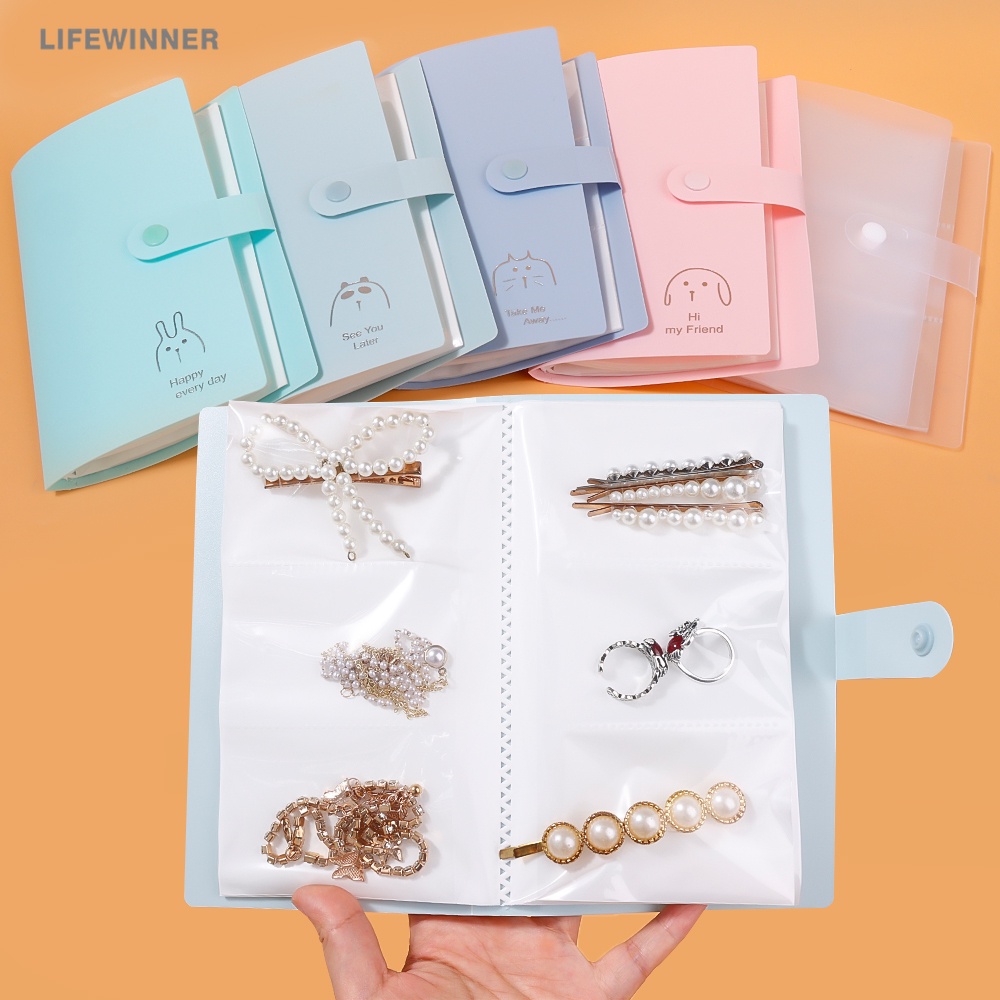 Túi Đựng Trang Sức/ Album Ảnh/Trang Sức Bằng PVC Trong Suốt 120 Ngăn