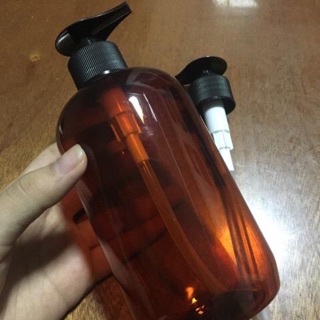 Combo 50 chai 500ml nâu vòi nhấn đen