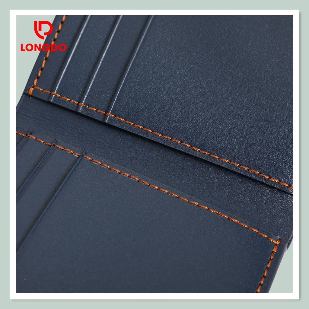 Ví da bò thật - Cam kết 100% da bò thật - Sản phẩm chính hãng - BD01