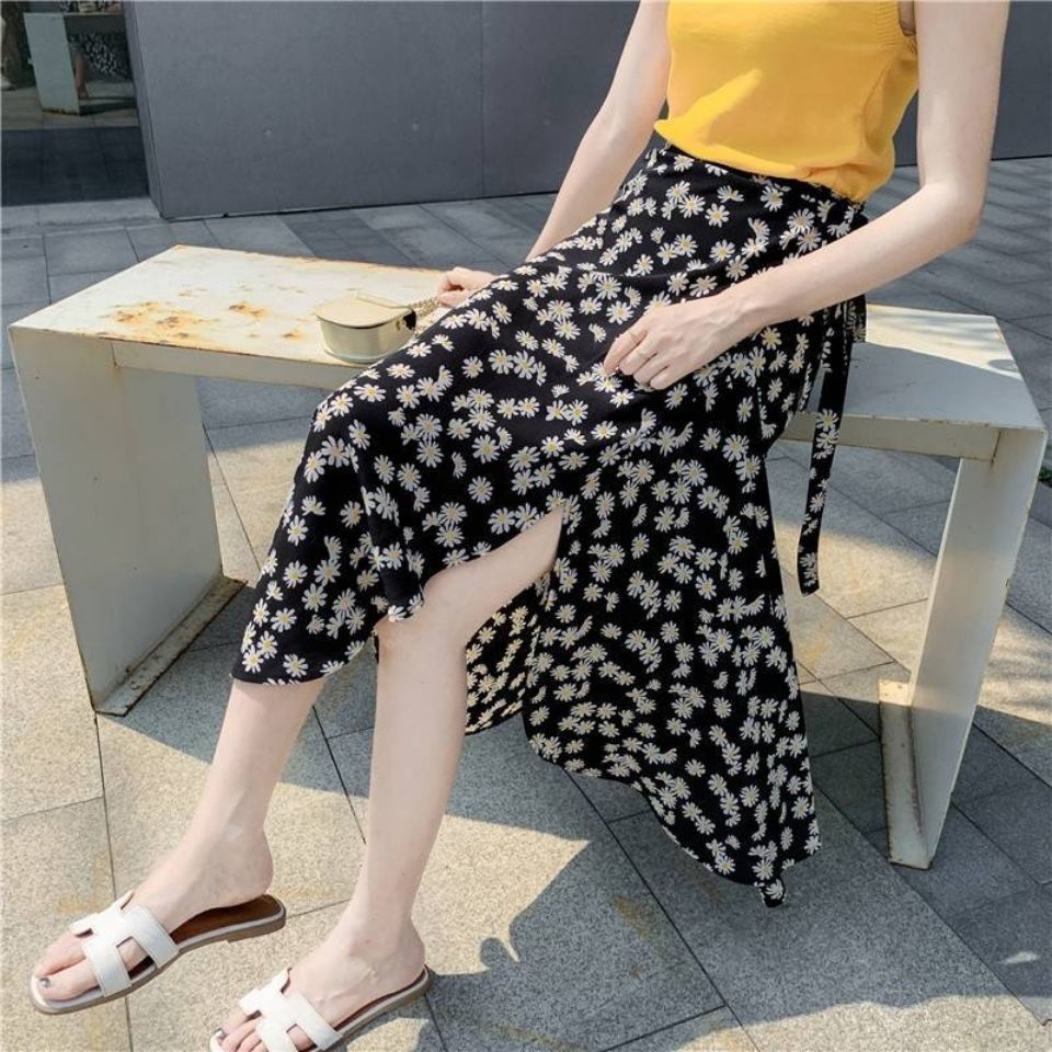 Chân Váy Voan Dài In Hoa Thời Trang Mùa Hè Dành Cho Nữ