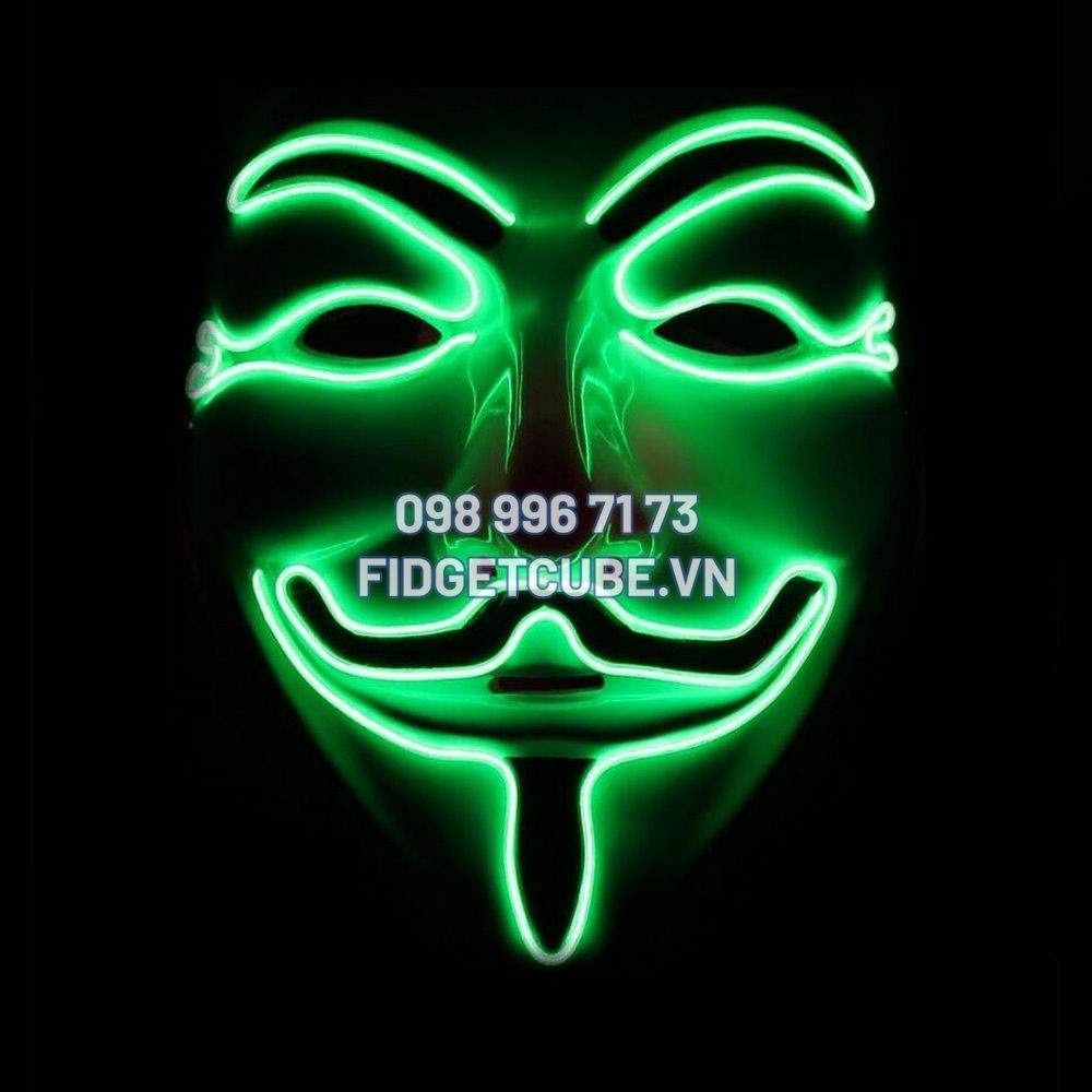 Mặt Nạ Hacker Anonymous Có Đèn LED