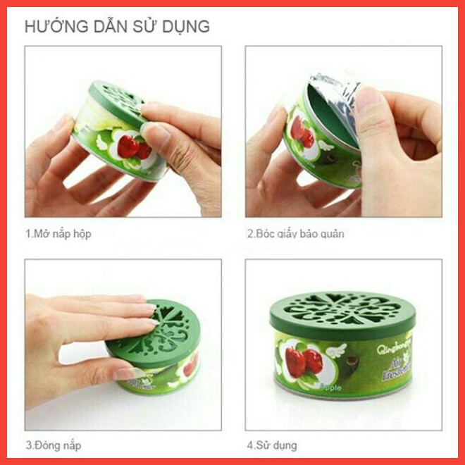 Hộp sáp thơm mini để phòng, ô tô, nhà tắm, toilet, nhà vệ sinh, bỏ tủ quần áo, phòng ngủ khử mùi hôi đuổi muỗi côn trùng