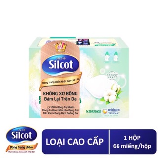 Hộp Bông trang điểm Silcot