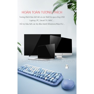 Combo bàn phím và chuột không dây MOFii CANDY XR