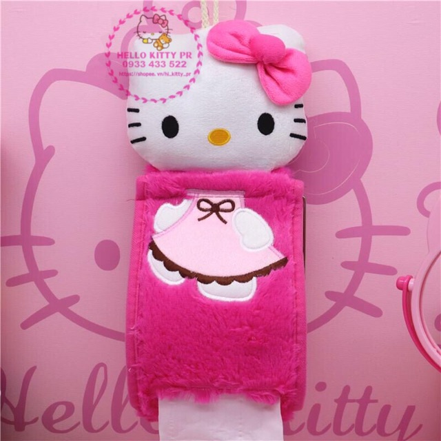 Treo khăn giấy cuộn Hello Kitty