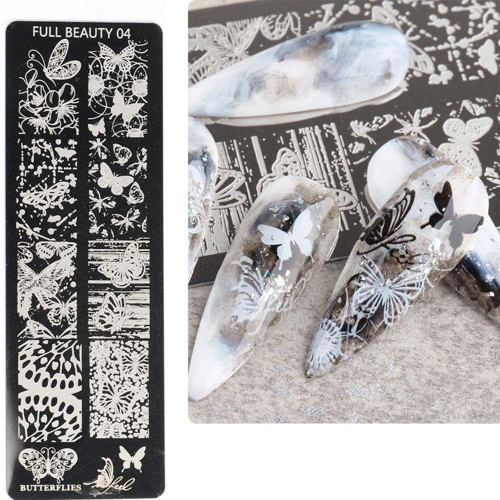 Miếng Dán Trang Trí Móng Tay Họa Tiết Hoa / Đại Dương Xinh Xắn