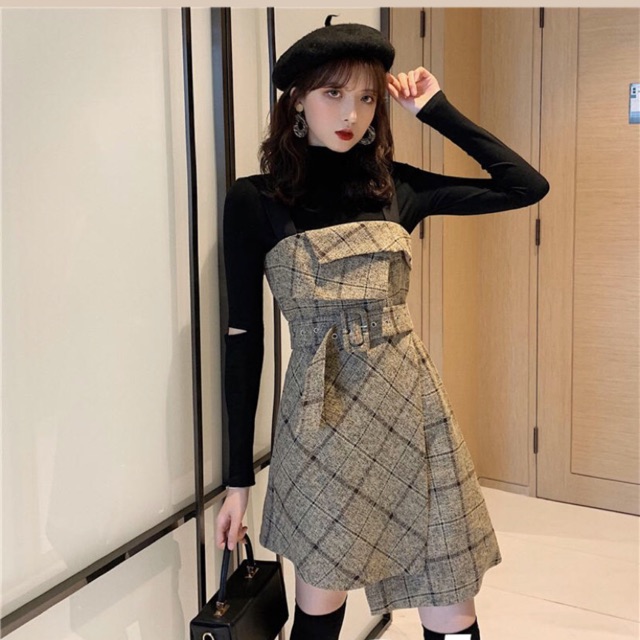Đầm caro 05