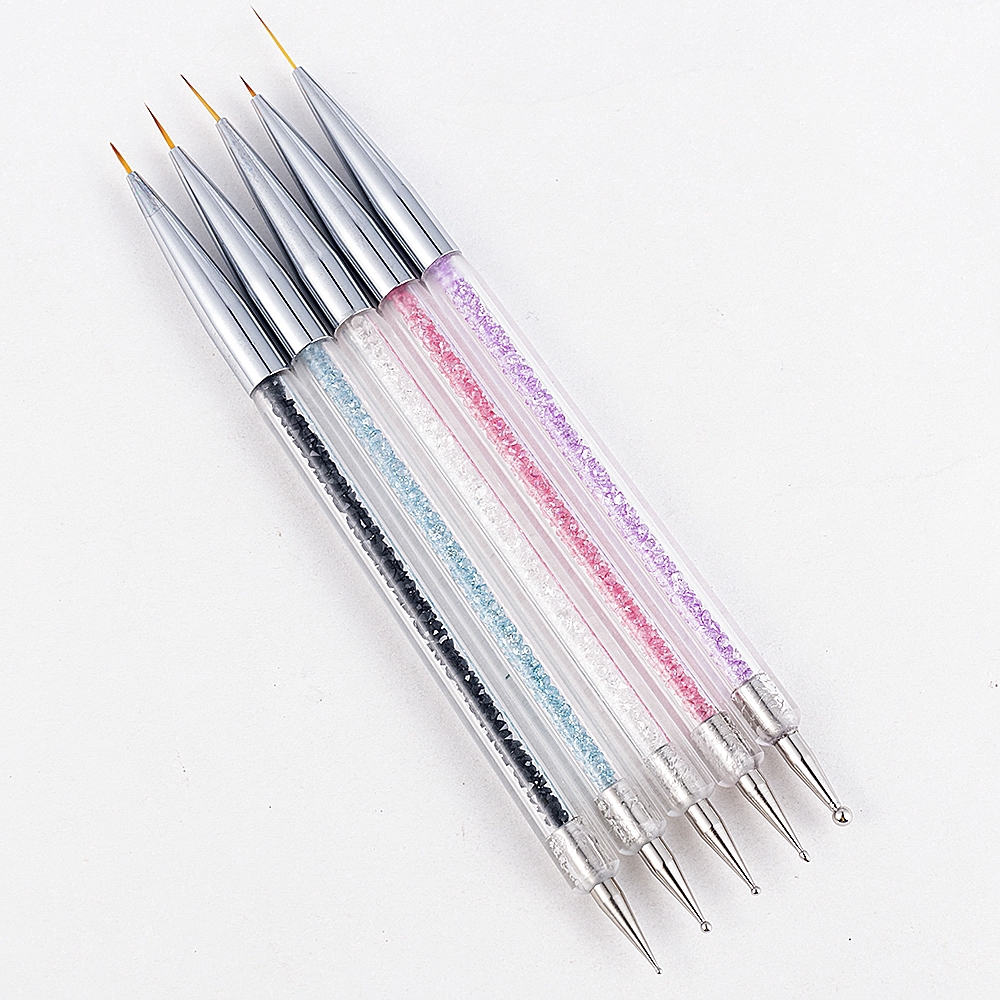 [Hàng mới về] Set 5 bút vẽ móng thiết kế 2 đầu cao cấp