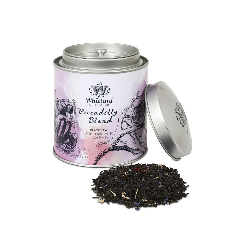 Bộ sưu tập tiệc trà Alice In Wonderland Whittard Tea Caddy hũ 100g - 120g