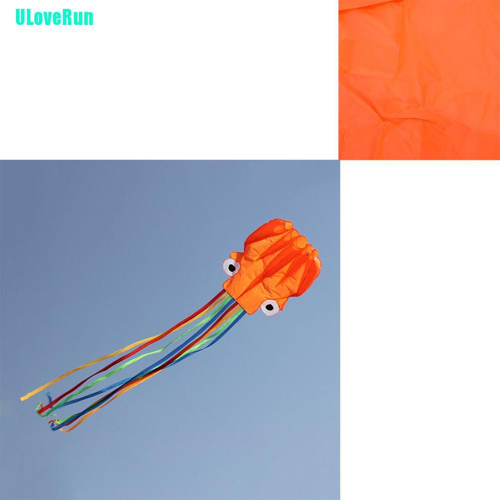 Diều Bay Thể Thao Ngoài Trời Hình Bạch Tuộc Đỏ 4M