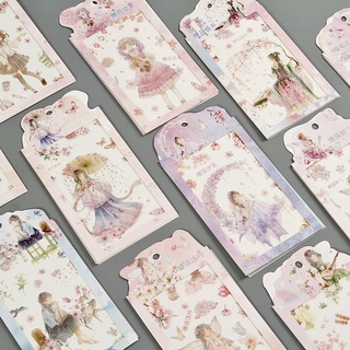 Set 4 tấm sticker trang trí có nhũ