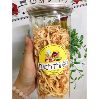 MỰC XÉ SỢI HẤP NƯỚC DỪA - hủ 300g