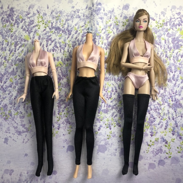 H1A-  Quần áo tắm quần chip quần bơi cho búp bê barbie bjd 1:6