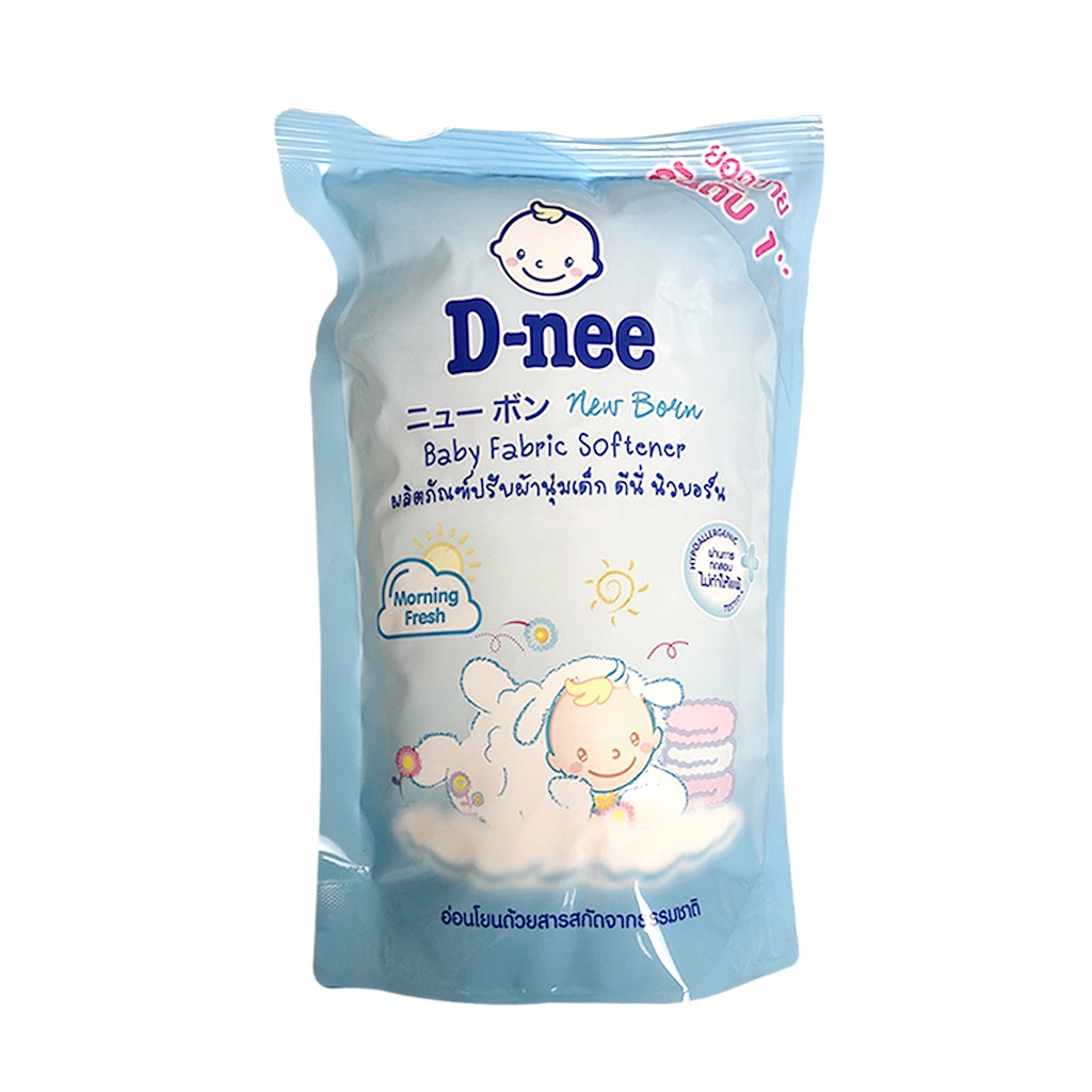 [CHÍNH HÃNG] Nước Xả Làm Mềm Vải Cho Bé Dnee New Born Thái Lan 600ml