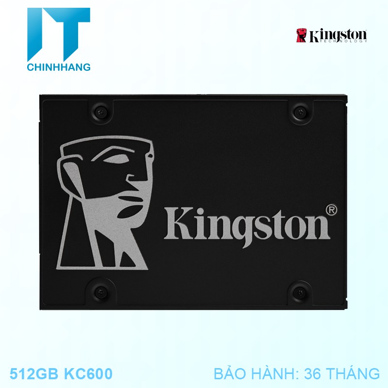 Ổ cứng SSD Kingston 512GB KC600 SATA 3.0 - Hàng Chính Hãng