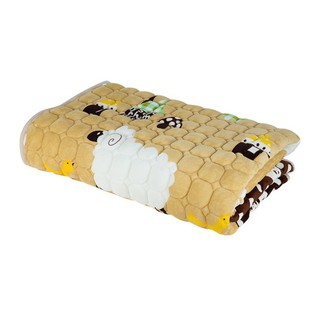 Thảm nỉ nhung trải giường họa tiết siêu ấm mẫu cừu