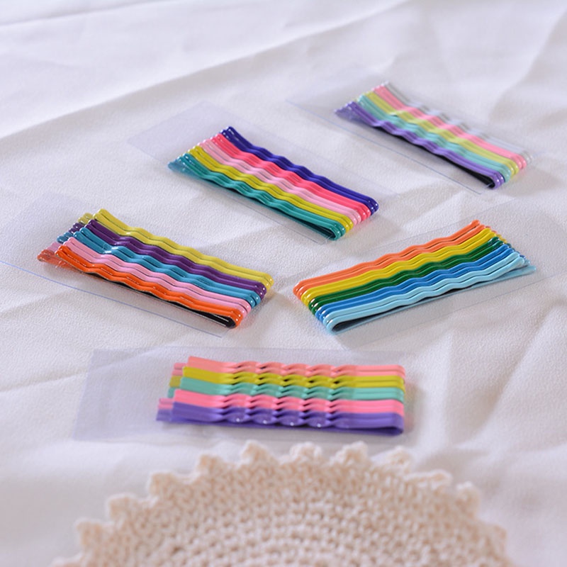 Set 10 Kẹp Tóc Nhiều Màu Sắc Phong Cách Cổ Điển Cho Nữ