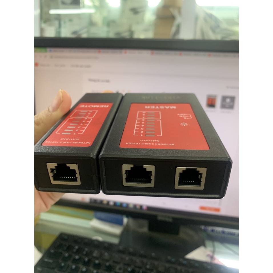 Combo Kìm Bấm Mạng + Bộ Test Mạng + 100 Hạt Mạng RJ45