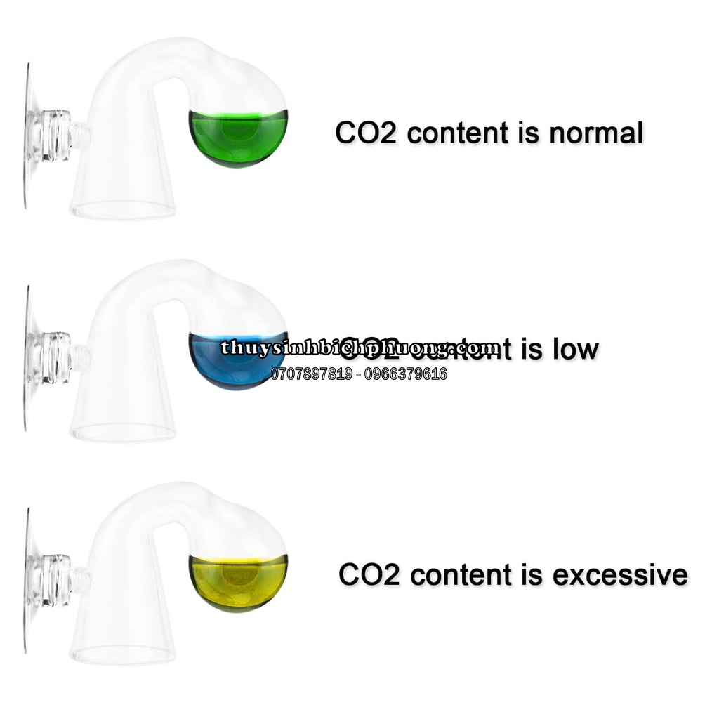 BỘ TEST NỒNG ĐỘ CO2 CHO HỒ CÁ THUỶ SINH | KIỂM TRA HÀM LƯỢNG CO2 TRONG NƯỚC