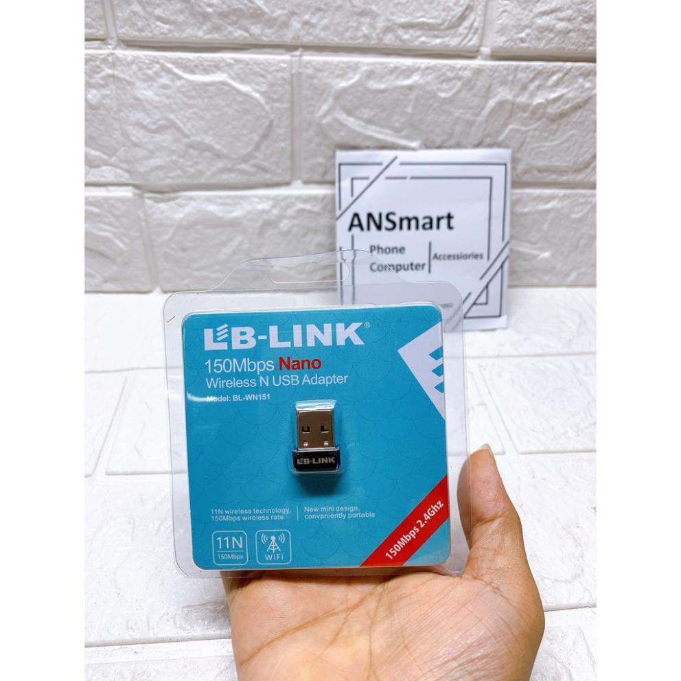 USB Wifi Bộ thu wifi LB-LINK BL-WN151 tốc độ 150Mb giá rẻ Thiết Bị Thu, USB bắt sóng wifi đa năng .UWLL