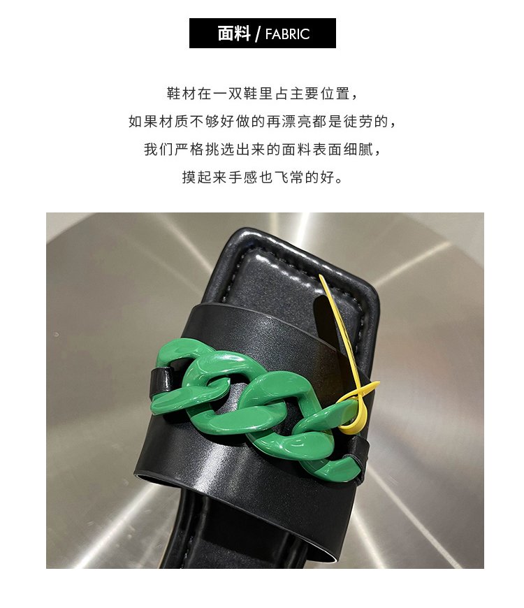 [ Mã 66CBSALE giảm 30K đơn 200K] Dép Quai Ngang Ulzzang Đế Bằng Phối Dây Xích Sành Điệu Cho Nữ | BigBuy360 - bigbuy360.vn