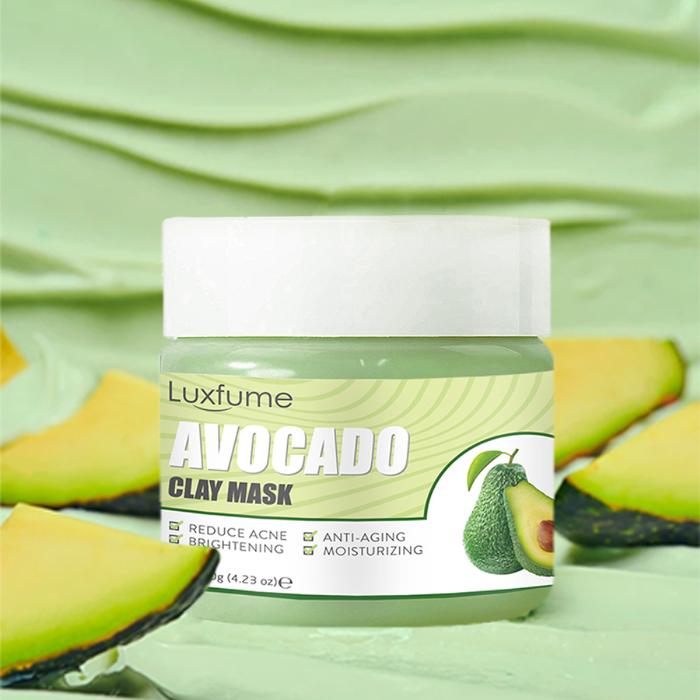 【Ready Stock】 Cleansing Moisturizing Acne-removing And Brightening Mask Smear Type Avocado Mud Mask Cleansing Mask Avocado Clay Mask 【queen2019】