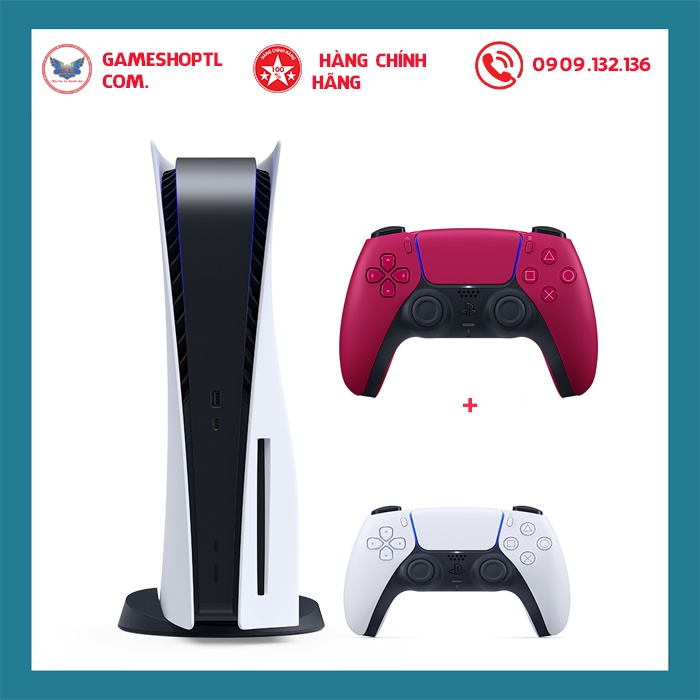 Máy Playstation 5 Standard Kèm Tay Cầm Đỏ