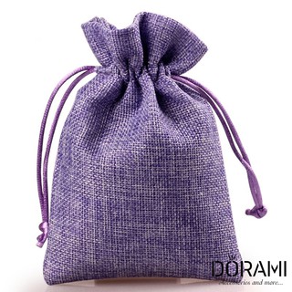 10x14cm-Túi thơm, túi trang sức, túi tiện lợi, túi đựng tiền, túi vải, túi mini, túi dây rút, túi nhỏ màu tím