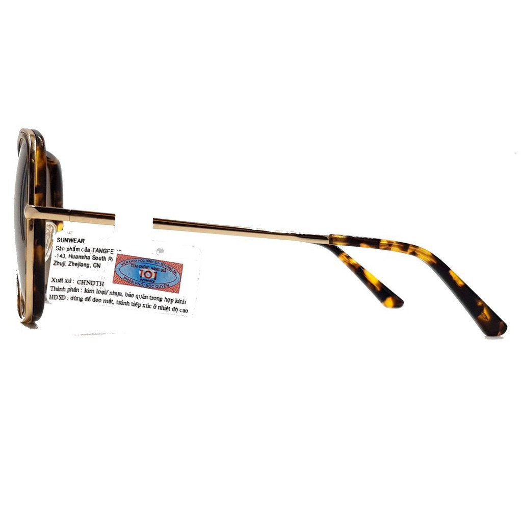 (Hàng chính hãng) Kính mát nam nữ Unisex Exfash EF79954 C06 màu sắc thời trang