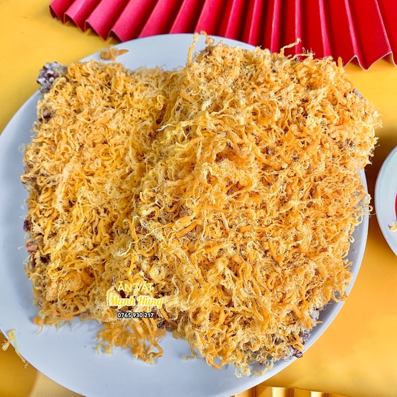 Cơm cháy gạo lứt siêu chà bông Mạnh Hùng