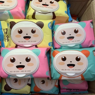 Khăn/giấy ướt baby phú đạt hình gấu/120 tờ