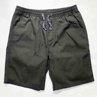 FO76 KHO HÀNG XUẤT DƯ - GROOVE RHYME - QUẦN SHORT NAM VẢI COTTON MÀU XÁM CHUỘT