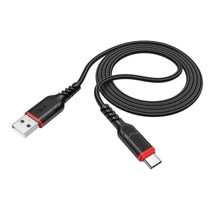 Dây cáp sạc iphone Hoco X59, hỗ trợ sạc nhanh 2.4A.