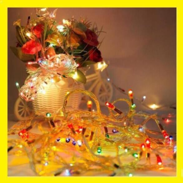 Dây đèn led nháy 8 mét nhiều màu