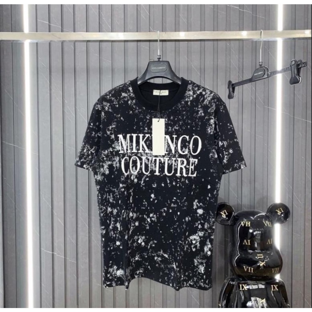 ( Ảnh thật ) Áo Phông Nam MIKENCOO Họa Tiết Loang Siêu Hiếm, Cotton Mịn Cao Cấp Thấm Hút Mồ Hôi Cực Tốt Fom Nam Nữ Trend