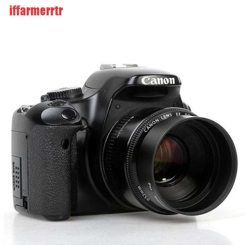 {iffarmerrtr}1pc long Metal LENS HOOD for Canon Nikon Sony for Olympus Pentax camera lens LKZ