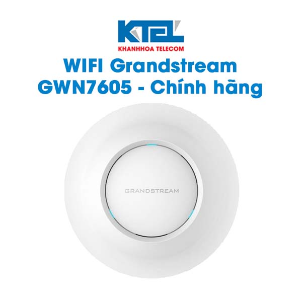 [Hỗ trợ lắp đặt Nha Trang] Bộ phát Wi-Fi Access Point Grandstream GWN7605 tải 100+ người dùng kèm ng