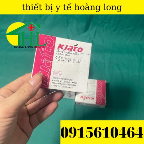Lưỡi dao mổ kiato số 21 dùng cho cán dao số 4 hộp 100 cái