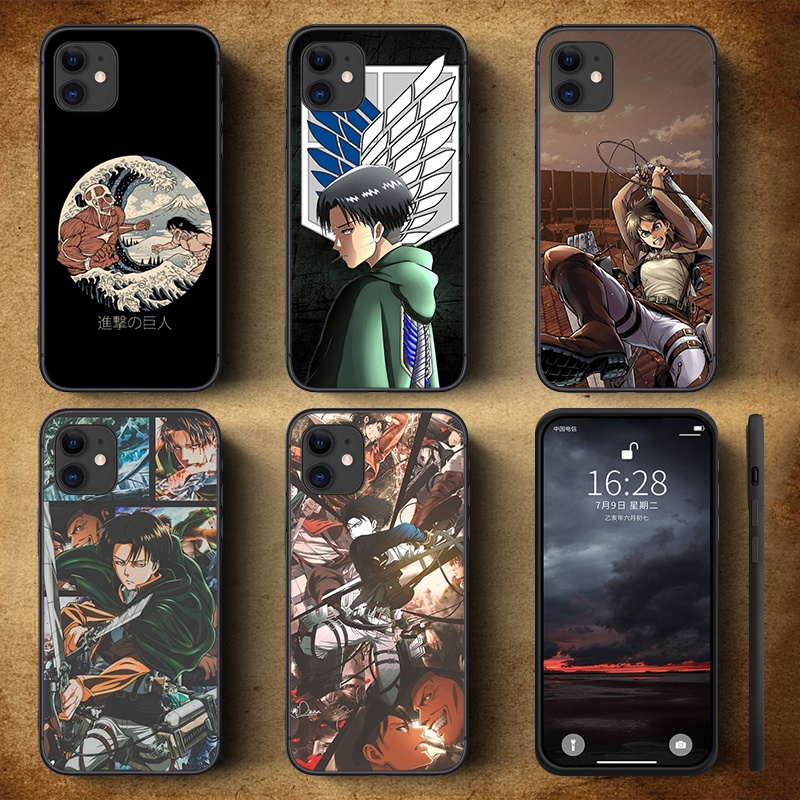 Ốp Điện Thoại Tpu Mềm Hình Attack On Titan Cho Vivo Y19 Y50 Y20 S7 V19 Se Y70 2020 V20 Pro Y11S Y20I Y20S Y30 2021
