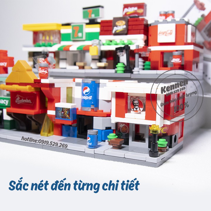 Ghép hình lego các thương hiệu nổi tiếng loại nhỏ