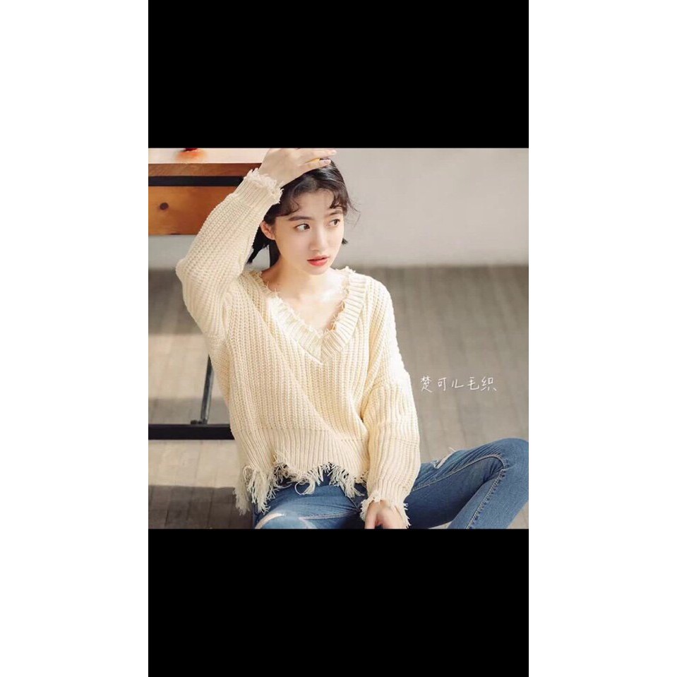 Áo len tua rua gấu hàng Quảng Châu Mã 500 | BigBuy360 - bigbuy360.vn