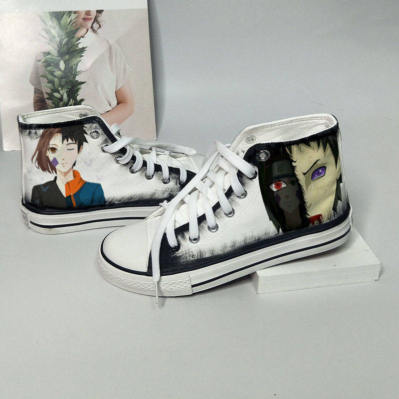 Naruto Canvas Anime thoáng khí cộng với kích thước giày nam tăng chiều cao | BigBuy360 - bigbuy360.vn