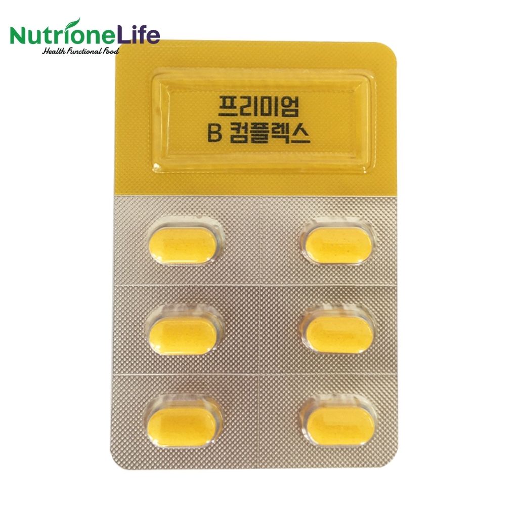 COMBO 2 Hộp Viên uống NUTRIONELIFE Premium B Complex Ăn Ngon, hỗ trợ giảm mệt mỏi  500mg x 30 Viên