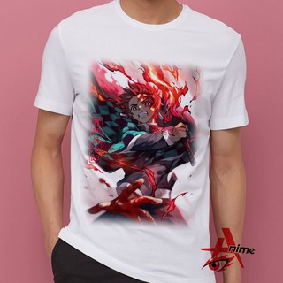 ÁO THUN ANIME Tanjirou KAMADO CẦM GƯƠM AN04-090420